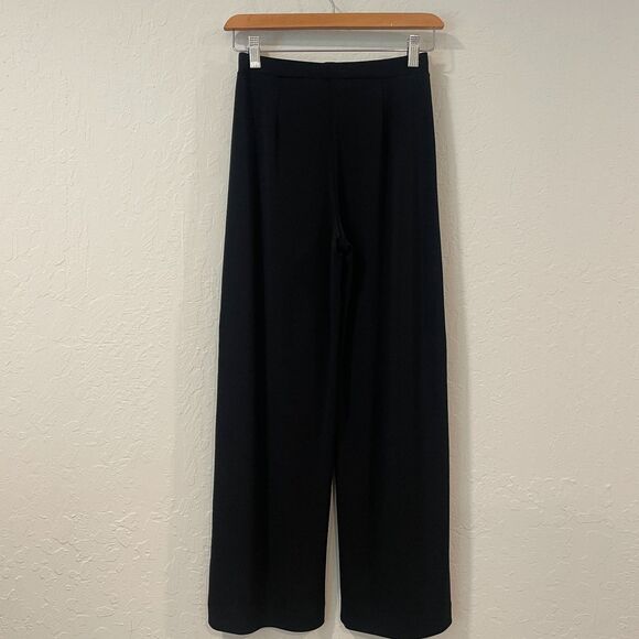 ~ Banana Republic XS Pants Wide Leg, High Rise* Flowy Black Stretchy Lightweight - Picture 4 of 13